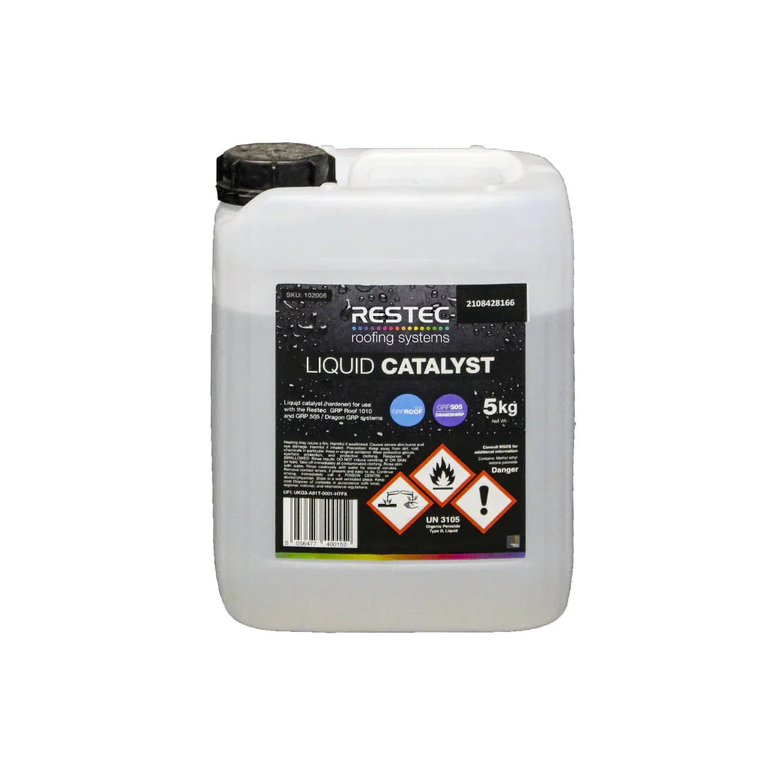 GRP 1010 Catalyst for GRP Roofing Clever Shield GRP 1010 Catalyst, GRP ROOF 1010, res-tec, restec