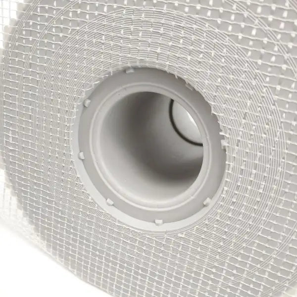 Roll of fiberglass mesh tape for GRP Internal Drain Outlet installation and repairs