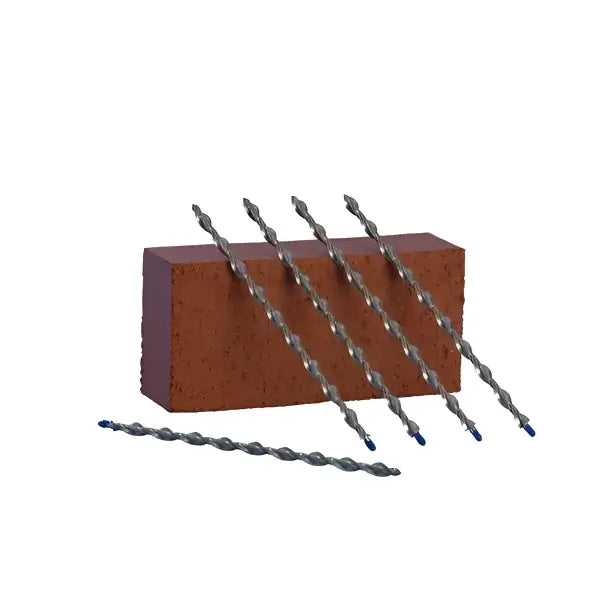 Masonry drill bits in red brick for Helical 12mm CD Wall Tie Packs 10 Units