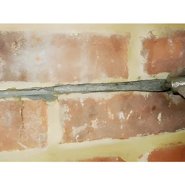 Helix Cementitious Grout, crack Sticking Grout, Crack Stitching, cracked masonry, Flexi Grout