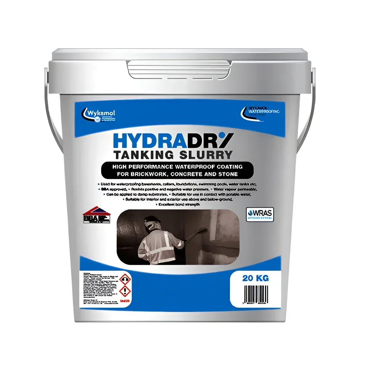 HydraDry Tanking Slurry for Waterproof Coatings Clever Shield - Asset Protection cementitious waterproofing,