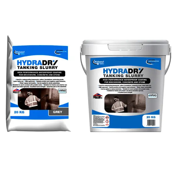 HydraDry Tanking Slurry for Waterproof Coatings Clever Shield - Asset Protection cementitious waterproofing,