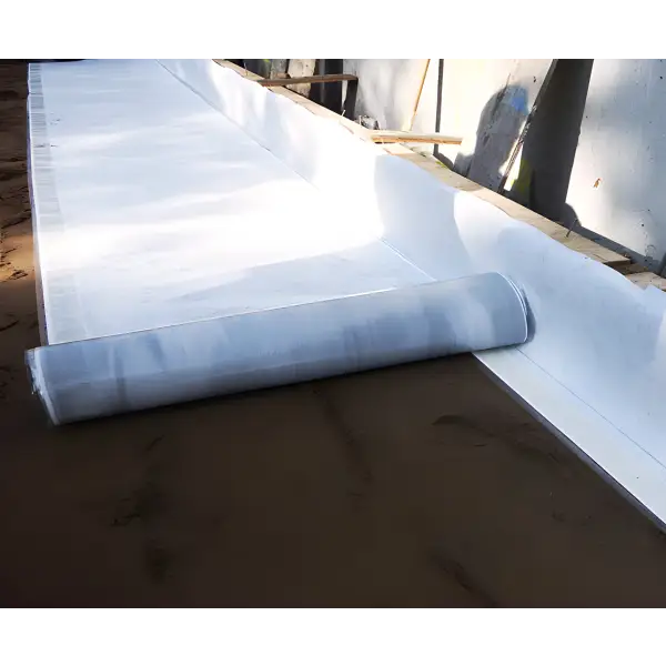 Roll of Newton Hydrobond 403 Plus white plastic sheeting for waterproofing applications