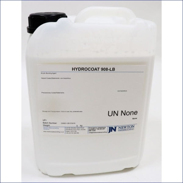 Newton HydroCoat LiquaBond is a formulated acrylic admixture used both as a primer for wet-to-dry cementitious systems, where bond is increased significantly, and as a high-performance admixture which waterproofs cement-based mixes, as well as greatly increasing the adhesion of the product to the substrate.