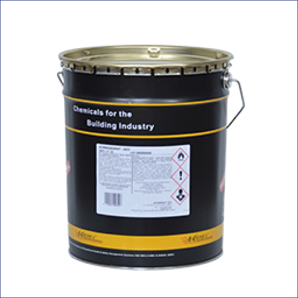 HYPERDESMO®-ADY-E is a one-component polyurethane fluid which cures with the humidity in the atmosphere to produce a transparent membrane, of increased elasticity, with uniform adhesion over the entire surface. It is aliphatic: no yellowing as a result of direct exposure to sunlight. It is ideal for colour protection of HYPERDESMO® polyurethane waterproofing products