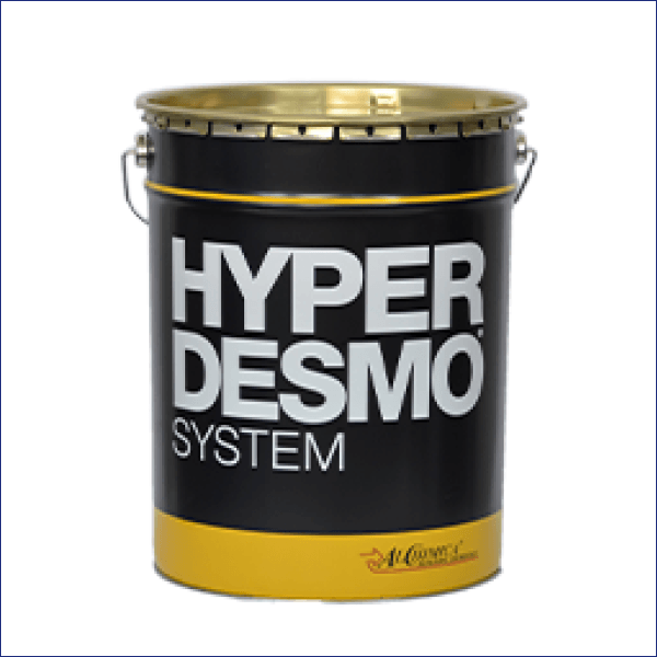 HYPERDESMO® ZERO is a 100% solids, one - component, solvent-less and moisture curing polyurethane liquid membrane. The product cures to produce a very tough, hydrophobic and UV resistant coating. The product is odorless and highly recommended for waterproofing of indoor spaces. Apply with rubber squeegee, or roller in one or two coats. Minimum total consumption: 1,5 kg/m2.