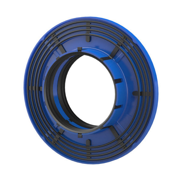 KG-FIX Wall Collar 110mm & 160mm Water barrier flange for water pressure-tight integration of waste water pipelines in floor slabs.  Application range: Waterproof concrete stress class 1, Waterproof concrete stress class 2 Advantages: High dimensional stability thanks to two components injection molding