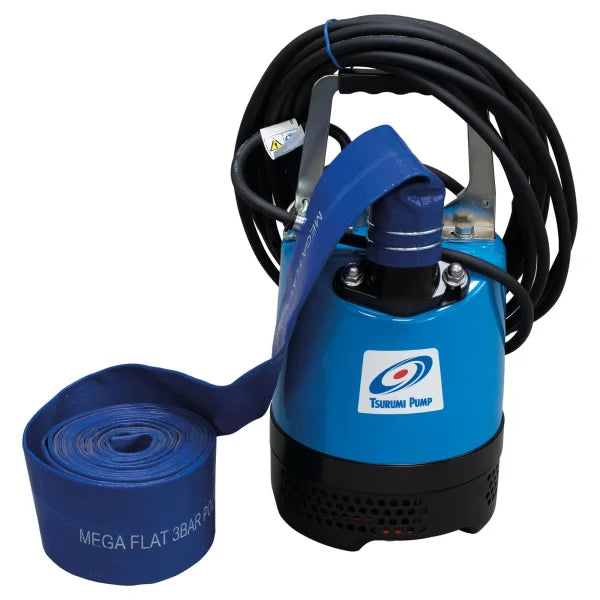 The Newton LB480 Site Drainage Pump Kit - 230v includes an extremely robust compact contractor pump with a 2”outlet and a pressed steal strainer.