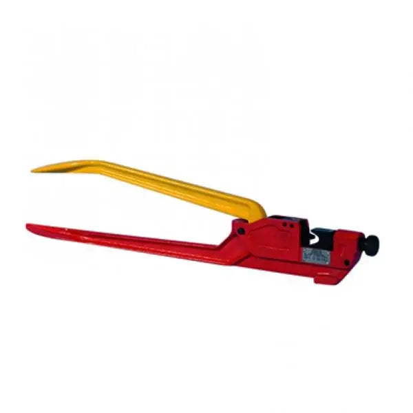 Red pipe wrench with yellow handle for Lectros Crimping Tool