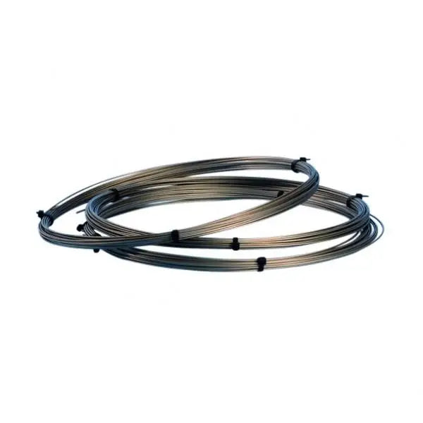 Coiled metal wire with black protective coating for Lectros Damp Proofing Anodes