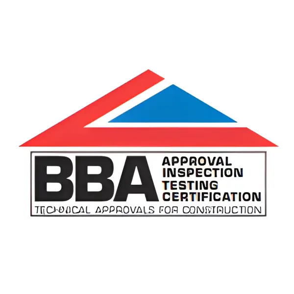 BBA logo with red and blue triangles for Limelite Renovating Plaster technical approval