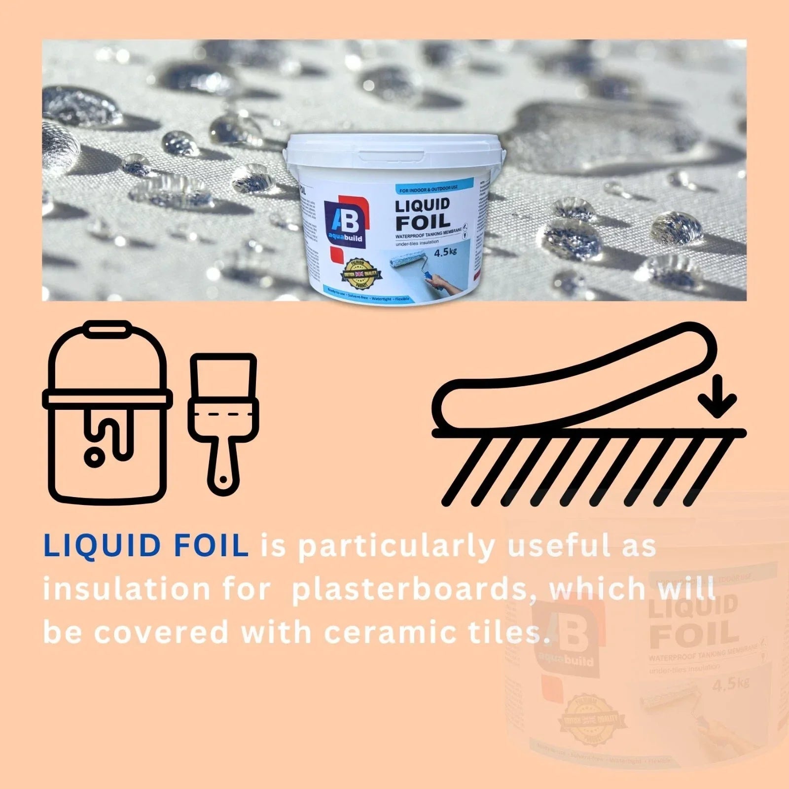 15kg waterproofing, aqua build, balcony waterproofing, floor waterproofing, frost resistant waterproofing