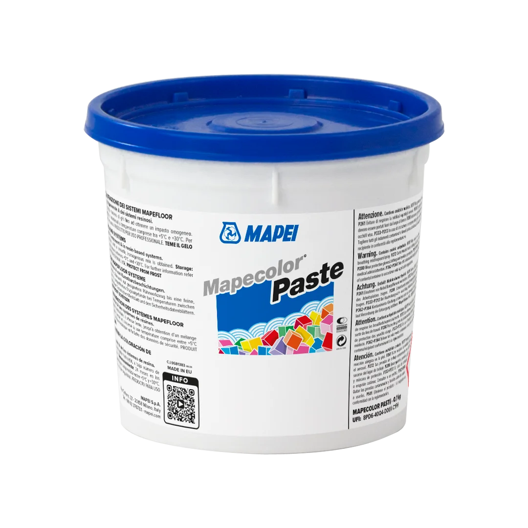 MAPECOLOR PASTE colouring paste for resin floors – compatible with MAPEFLOOR epoxy and polyurethane systems