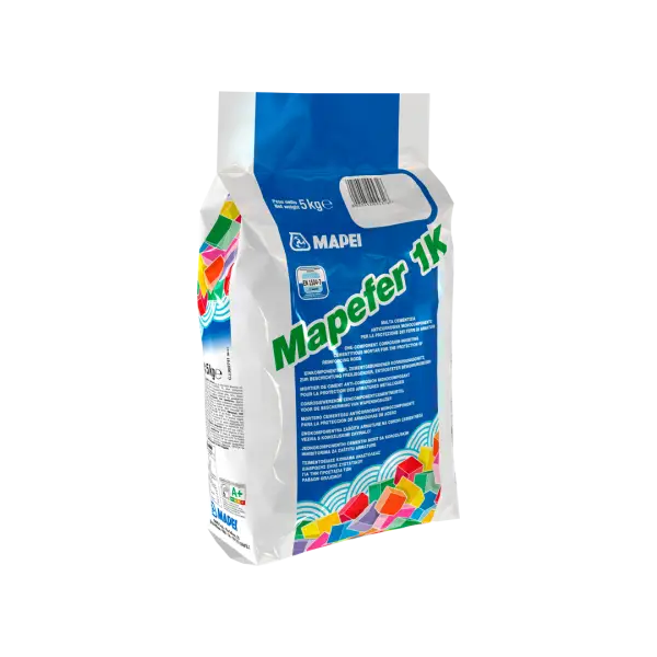 Mapefer 1K Anti Corrosion Mortar Mapei anti-corrosion, anti-corrosion coating, brush application, cementitious mortar,