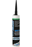 "MAPEFLEX BLACKFILL bitumen sealant with 65% elongation at failure, applied with an extrusion gun or trowel, available in 300 ml cartridges for sealing joints."