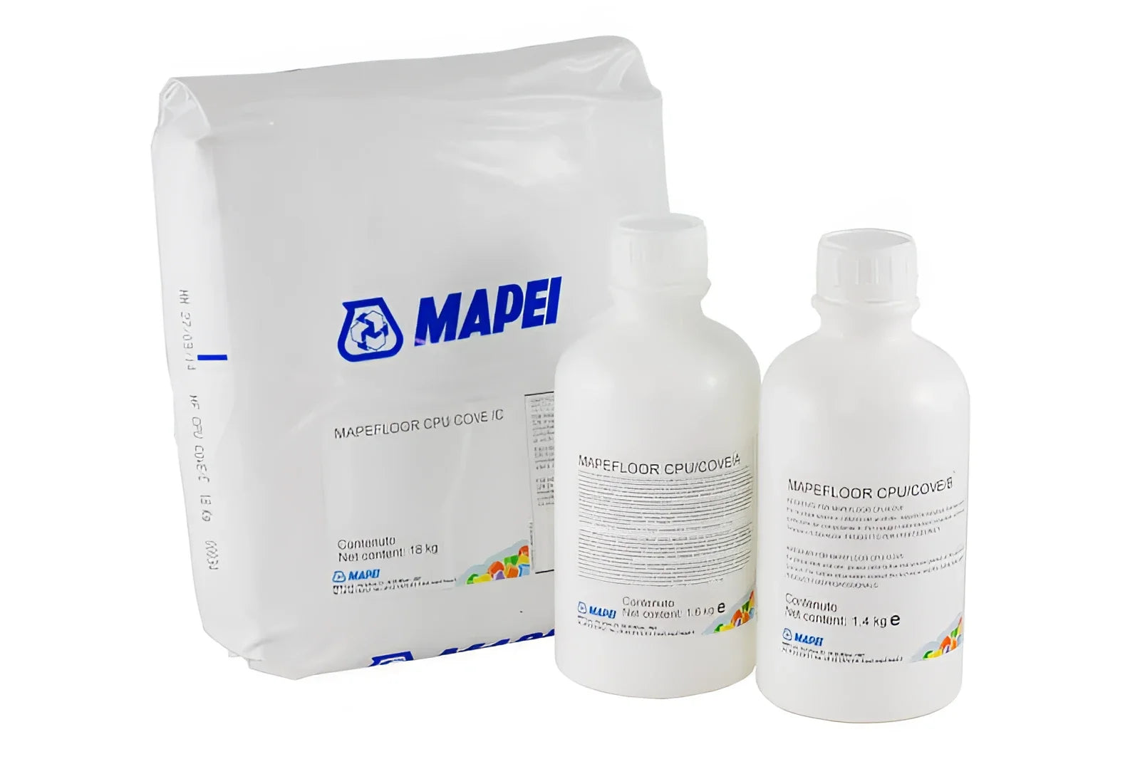 “MAPEFLOOR CPU/COVE polyurethane-cement mortar for covings and industrial flooring details – 21 kg kit”