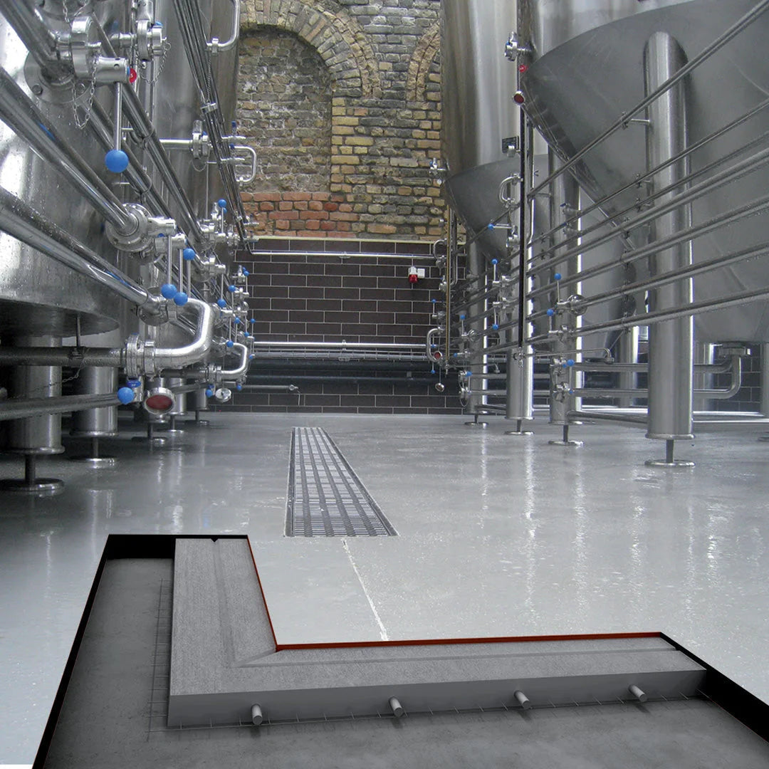 Mapefloor CPU/RT 23.3kg Kit PU-cement screed for 6–9mm industrial floors, non-slip chemical-resistant & HACCP-ready.