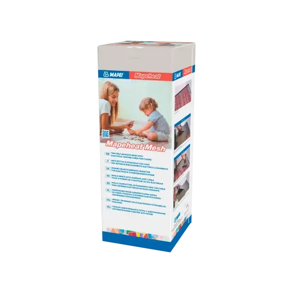 MAPEHEAT MESH Electric Floor Heating Mapei custom floor heating layout, easy install floor heat, electric floor