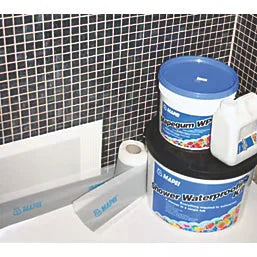 Mapei Shower Waterproofing Kit Mapei bathroom sealing, brush on waterproofing, commercial waterproofing, domestic