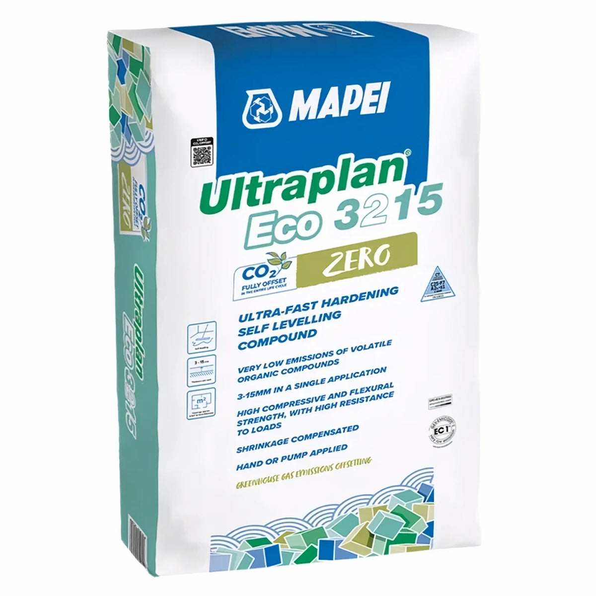 Mapei ULTRAPLAN ECO 3215 5 x 20kg Fast-setting self-levelling compound, walkable in 3 hrs floor-ready in 12. Ideal