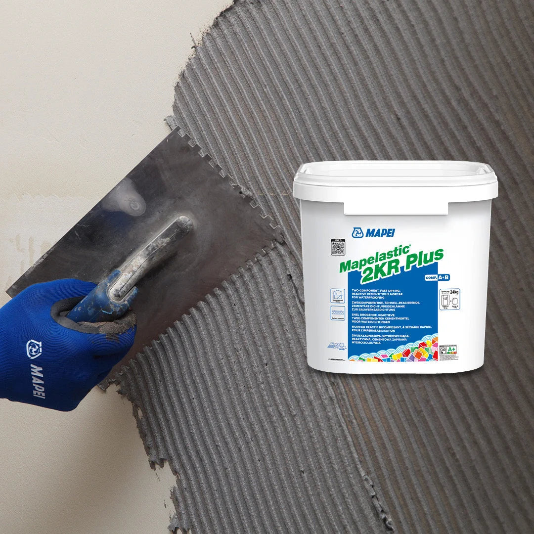 Mapelastic 2KR Plus 24kg Kit Mapei Mapelastic 2KR Plus flexible 2K waterproofing mortar, PG MDS/FDP & PG AIV certified