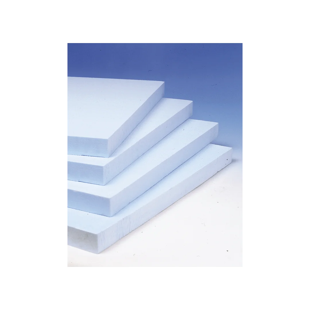 Mapetherm XPS extruded polystyrene insulation panels in various thicknesses – light blue thermal boards for external wall insulation