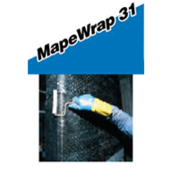 Mapei MapeWrap 31 – medium-viscosity, two-component epoxy resin for dry system impregnation of MapeWrap fabrics on concrete reinforcement projects