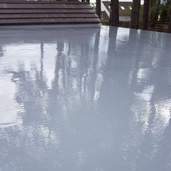 Waterproof roof coatings paint or roller applied