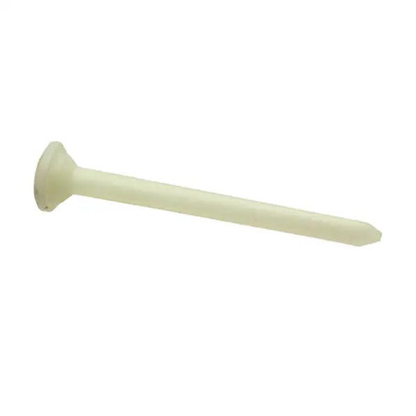 White plastic nail with flat head for Newton CDM MultiPlug Expansion Pins