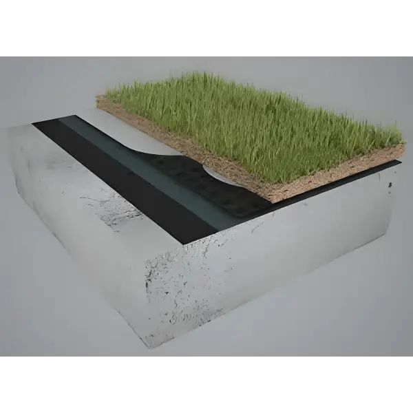 NewSeal 420 DeckDrain - Superior Water-Retention Membrane for Roofs Waterproofing Type C, Deck Drainage System,