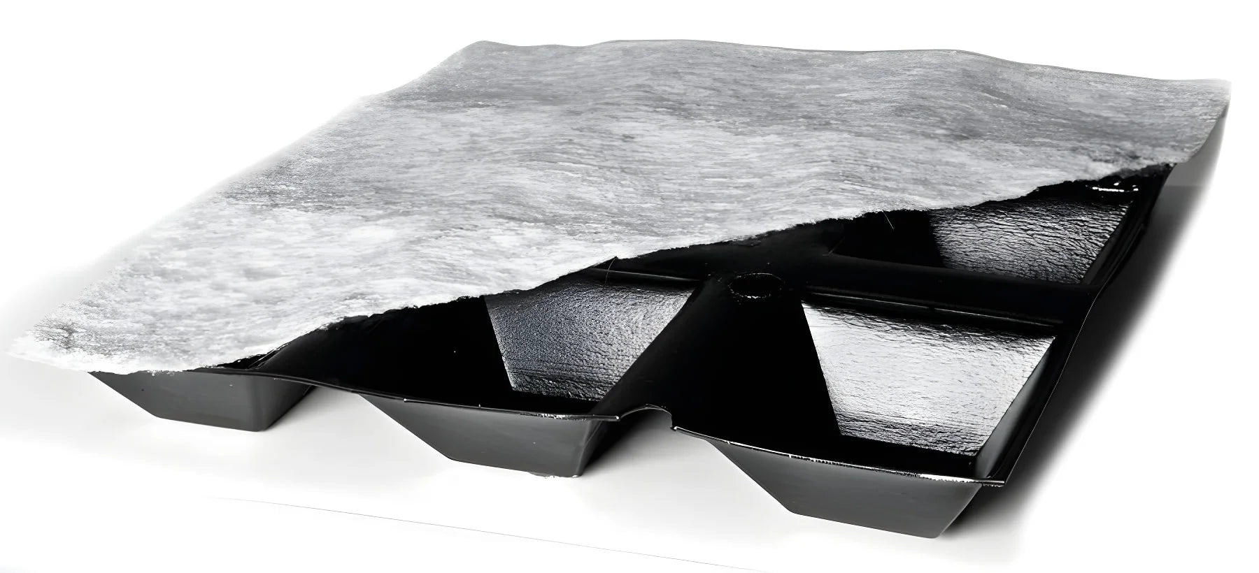 NewSeal 420 DeckDrain - Superior Water-Retention Membrane for Roofs Waterproofing Type C, Deck Drainage System,