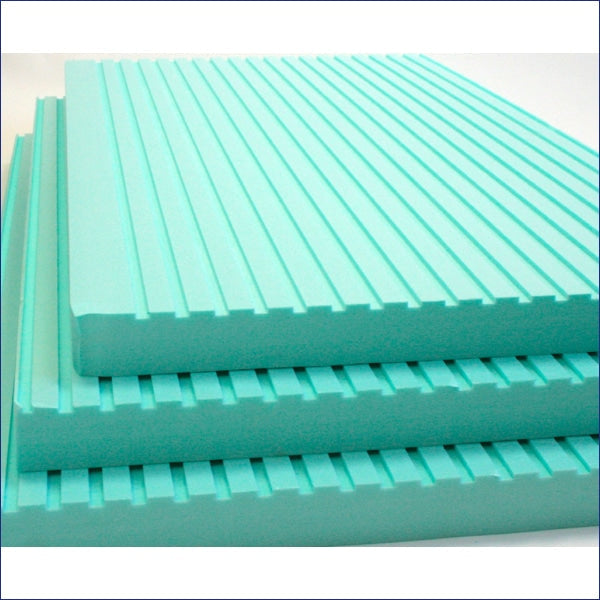 Newton CDM Fibran XPS-500C is a 50mm deep, closed-cell thermal insulation board made from rigid extruded polystyrene foam