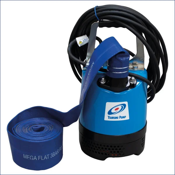 The Newton LB480 Site Drainage Pump Kit - 230v includes an extremely robust compact contractor pump with a 2”outlet and a pressed steal strainer.