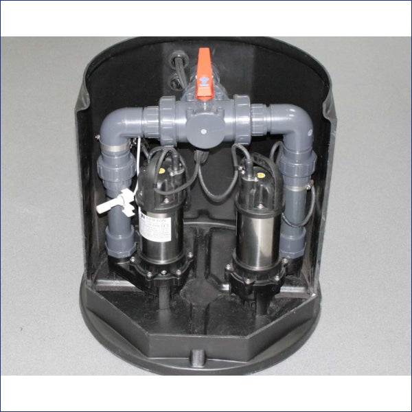 The Titan chamber can be purchased as a bare sump or as a fully built pumping system. As a bare pump, it can be supplied with or without lid and frame and either pre-drilled and un-drilled.  Sump Chambers  If you only need a chamber or want to order your pumps separately, choose from our drilled and undrilled Titan chambers, both with and without lids.