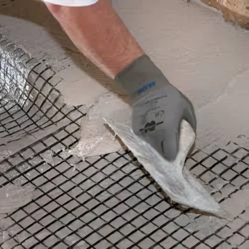 Planitop HDM Restauro 30kg Kit Eco-friendly NHL & pozzolan mortar, ideal for masonry strengthening with Mapegrid