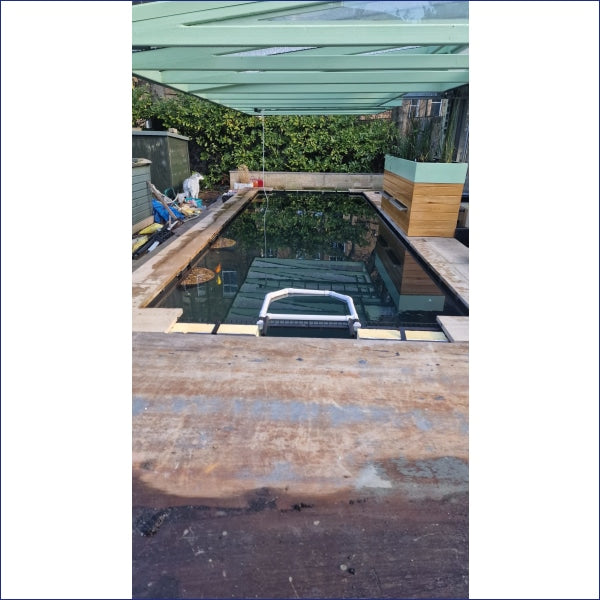 PondCote pond paint is an easy to apply (pond and fish friendly). As single component pond paint it can be applied to practically any surface to seal and line a pond or water feature.