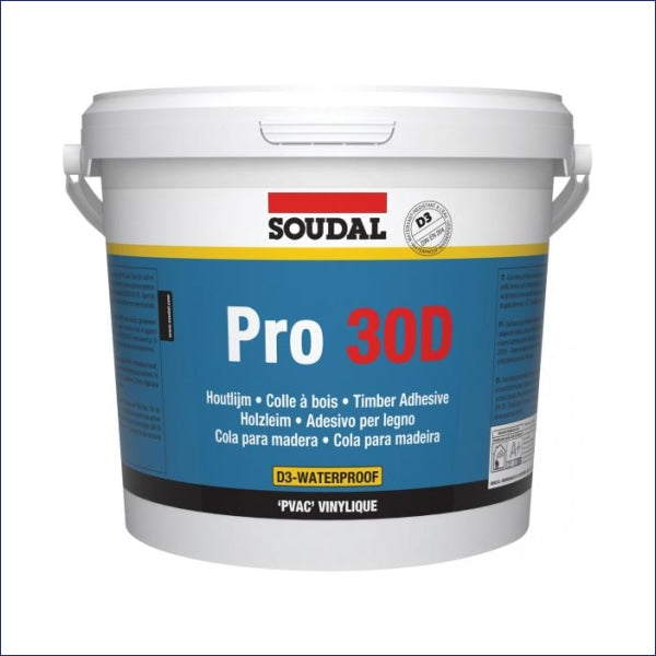 PRO 30D - Water Wood Adh. - 5kg / White