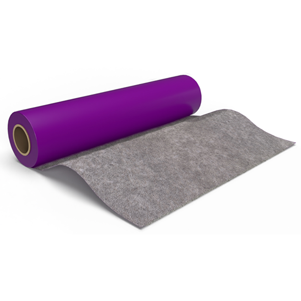 Purple vinyl roll with gray backing for Quadproof Ultra Membrane 50m2 product