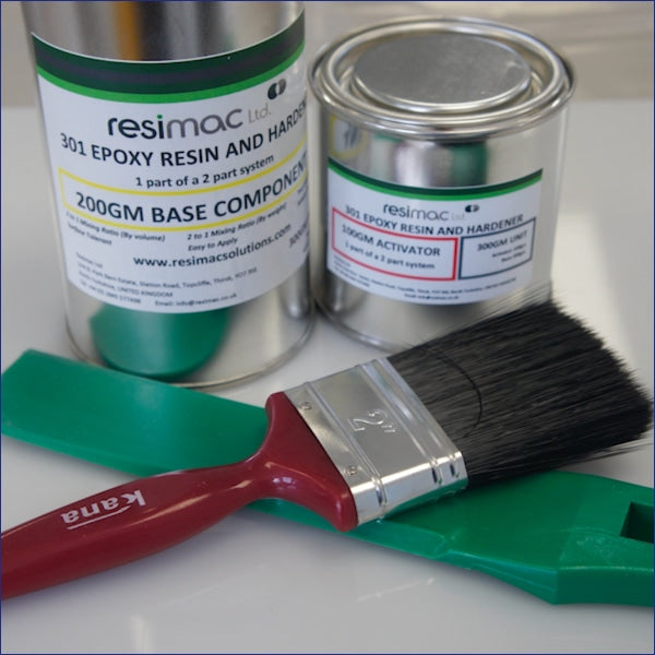 Resimac 301 Epoxy Resin and Harder for high pressure pipe repair