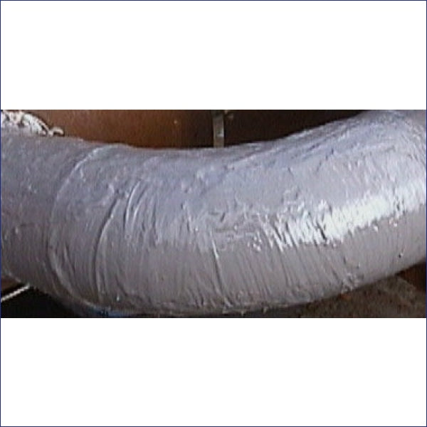 By incorporating layers of high strength woven glass fibre the pipe repair system is proven to give 10 years + protection to damaged, leaking or porous pipe surfaces.