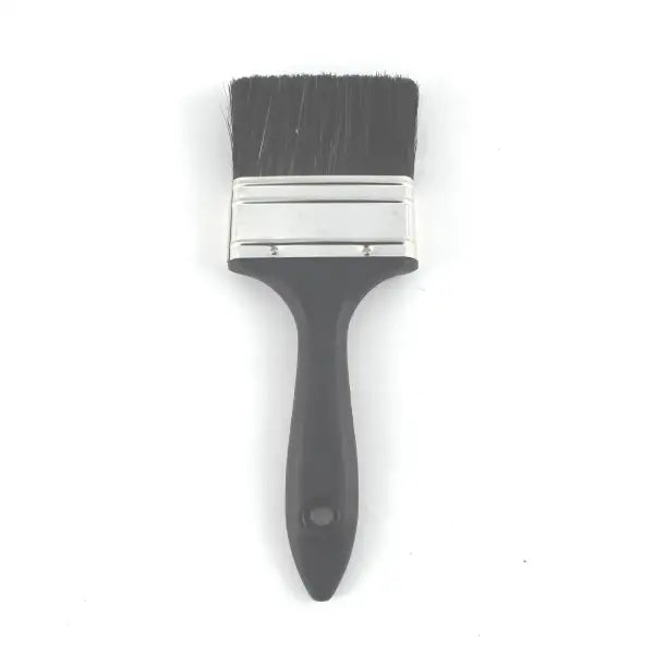 Gray-handled paint brush designed for precise application in Resin Laminating projects