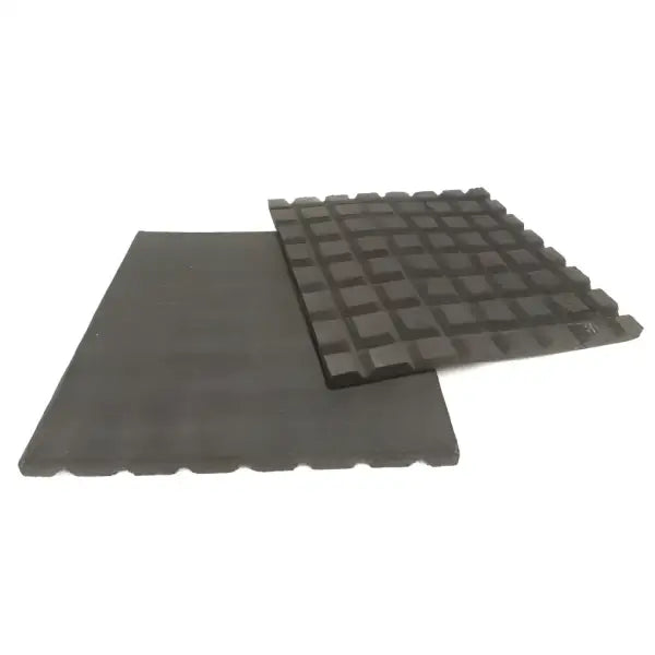 Interlocking Rubber Promenade Balcony Tiles with textured surfaces for enhanced grip