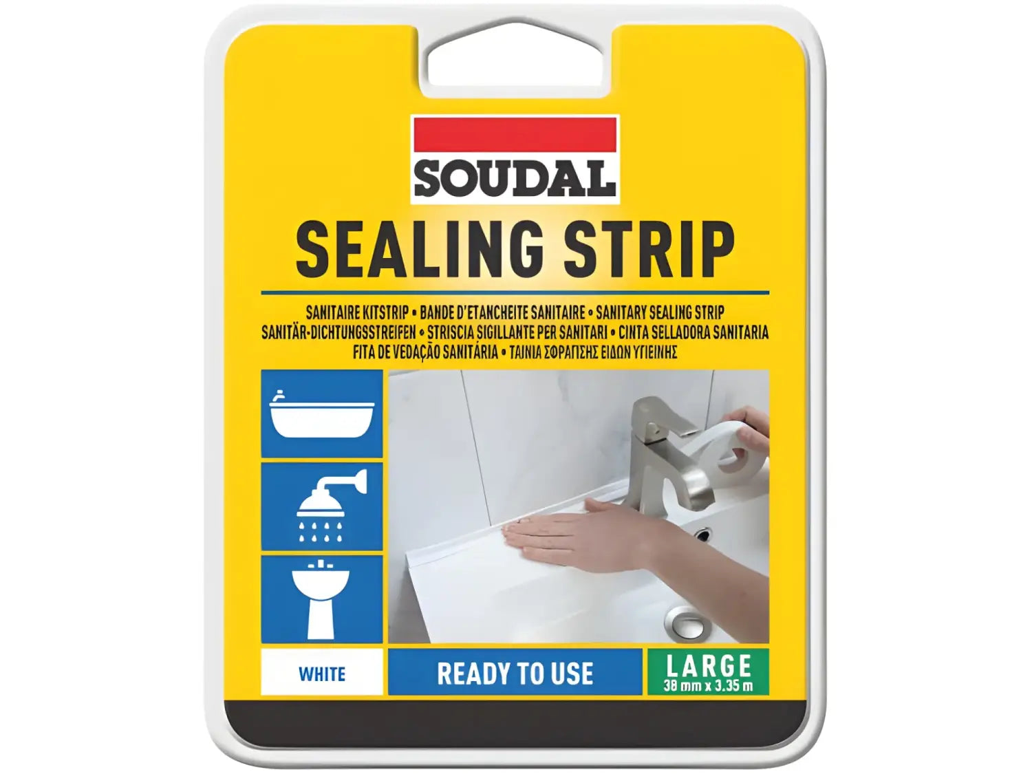 Soudal Self Adhesive Sealing Tape sanitary-range Sealants Soudal sanitary-range, Sealants, Soudal