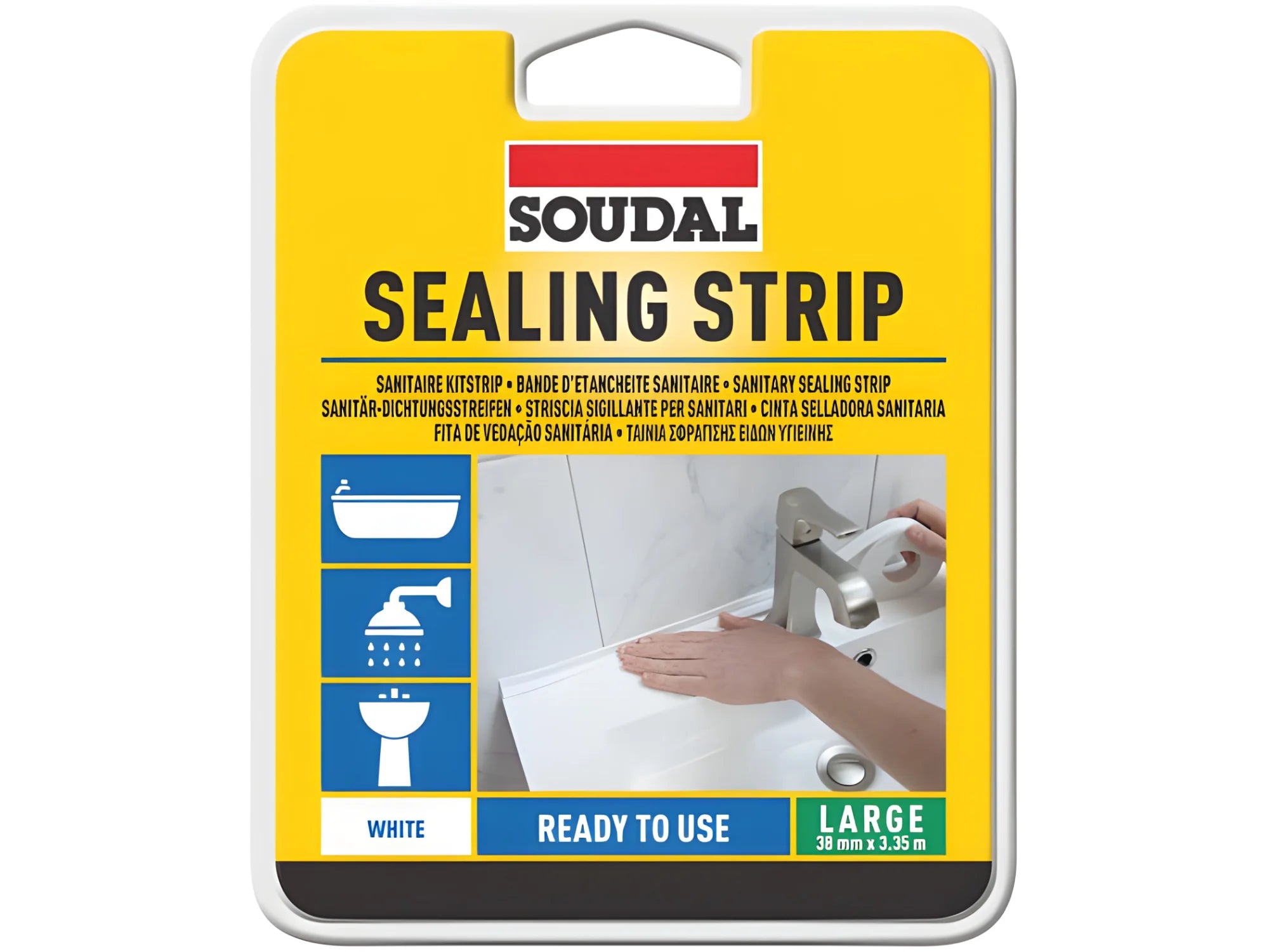 Soudal Self Adhesive Sealing Tape sanitary-range Sealants Soudal sanitary-range, Sealants, Soudal