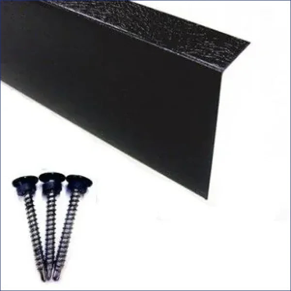 The shed roof edge trim can be used in place of a piece of timber to secure the rubber membrane on the perimeter of the roof. Used to professionally finish off the edge of the shed roof, the trim will ensure that the roofing membrane is secure and free from wind up lift