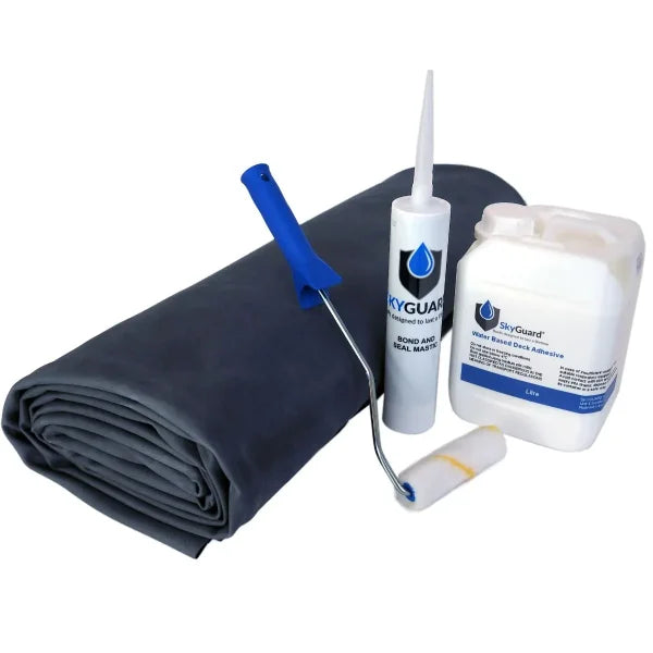 The Skyguard EPDM rubber roof kit is a modern and attractive alternative to traditional felt. Supplied in one sheet the roofing system is easy to install and is perfect for sheds and outbuildings. With very low maintenance involved, the shed rubber roof is very long-lasting and has a life expectancy of over 50 years. 