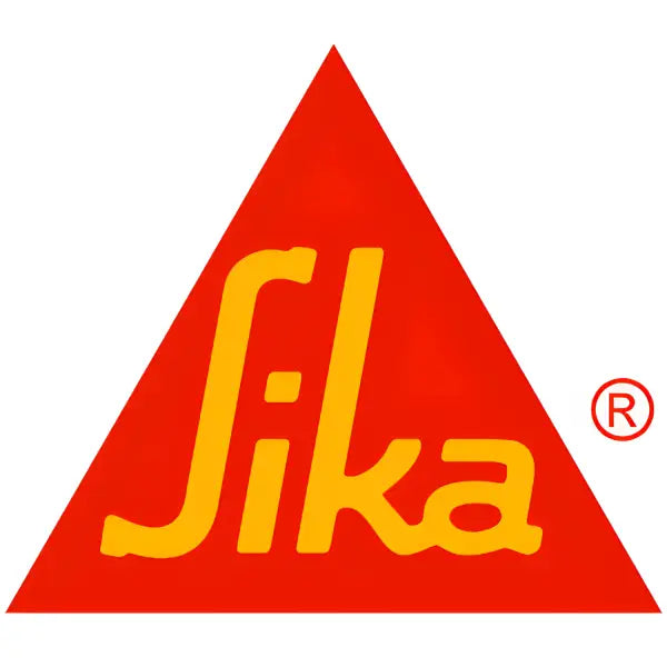 Red triangular logo with yellow Sika text and registered trademark on Sika Bonding Primer