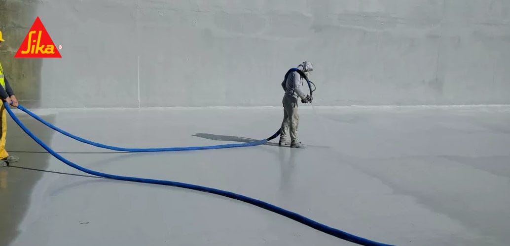 Roof and Floor Waterproof Polyurea Coatings Manufactured by Sika