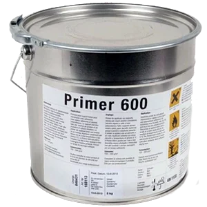 Sikalastic Primer 600 12.5kg synthetic rubber and resin primer for self-adhered roofing and waterproofing membranes.