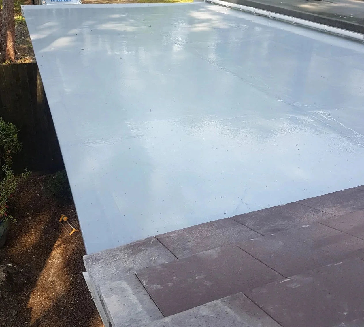 SilaCote ST 100 Instant Hydrophobic Waterproof Roof SilaCote balcony coating, balcony waterproof coating, building